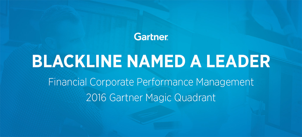 BlackLine debuted as a Leader in the 2016 Gartner Magic Quadrant for